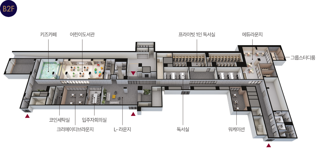 패밀리존 / 에듀존 B2F 평면도